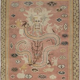 Vintage Hand-Knotted Rug BB6587