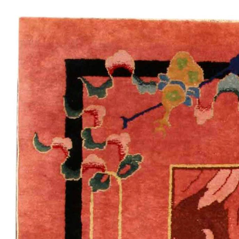 Vintage Chinese Art Deco Carpet BB4169 by DLB