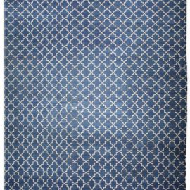 Knotted Blue Dhurrie 22ab
