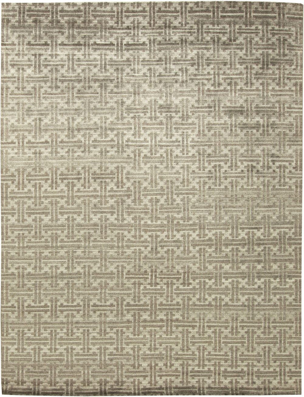 Terra Light Gray Rug in Natural Wool N11300