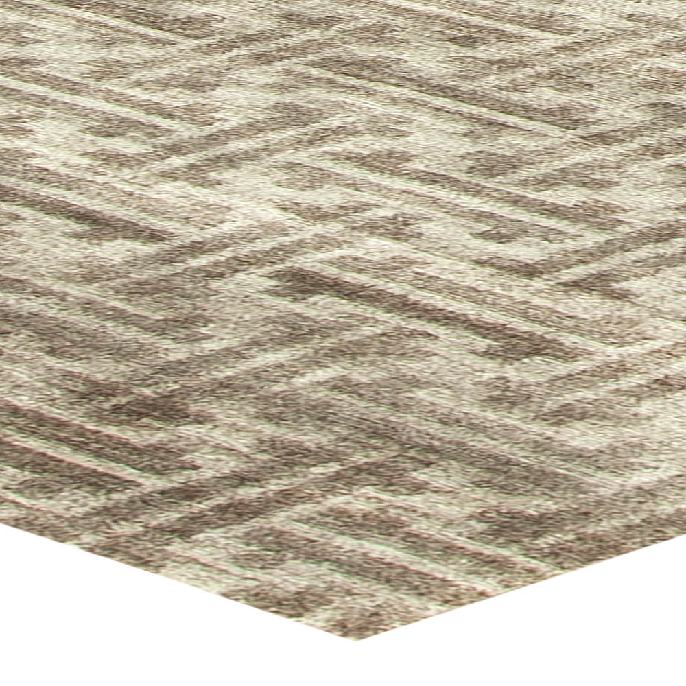 Terra Light Gray Rug in Natural Wool N11300