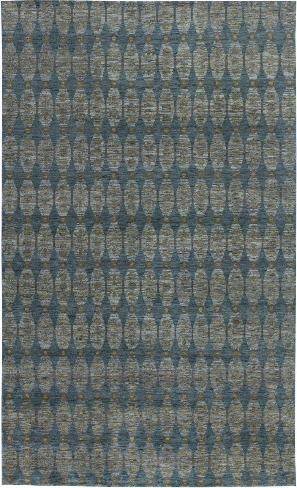 Doris Leslie Blau Collection Aegean Green Handmade Wool Rug N11636