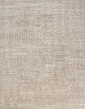 Contemporary Flatweave Solid Light Beige Wool Carpet “Alabaster” N12854 Contemporary Flatweave Solid Light Beige Wool Carpet “Alabaster” N12854
