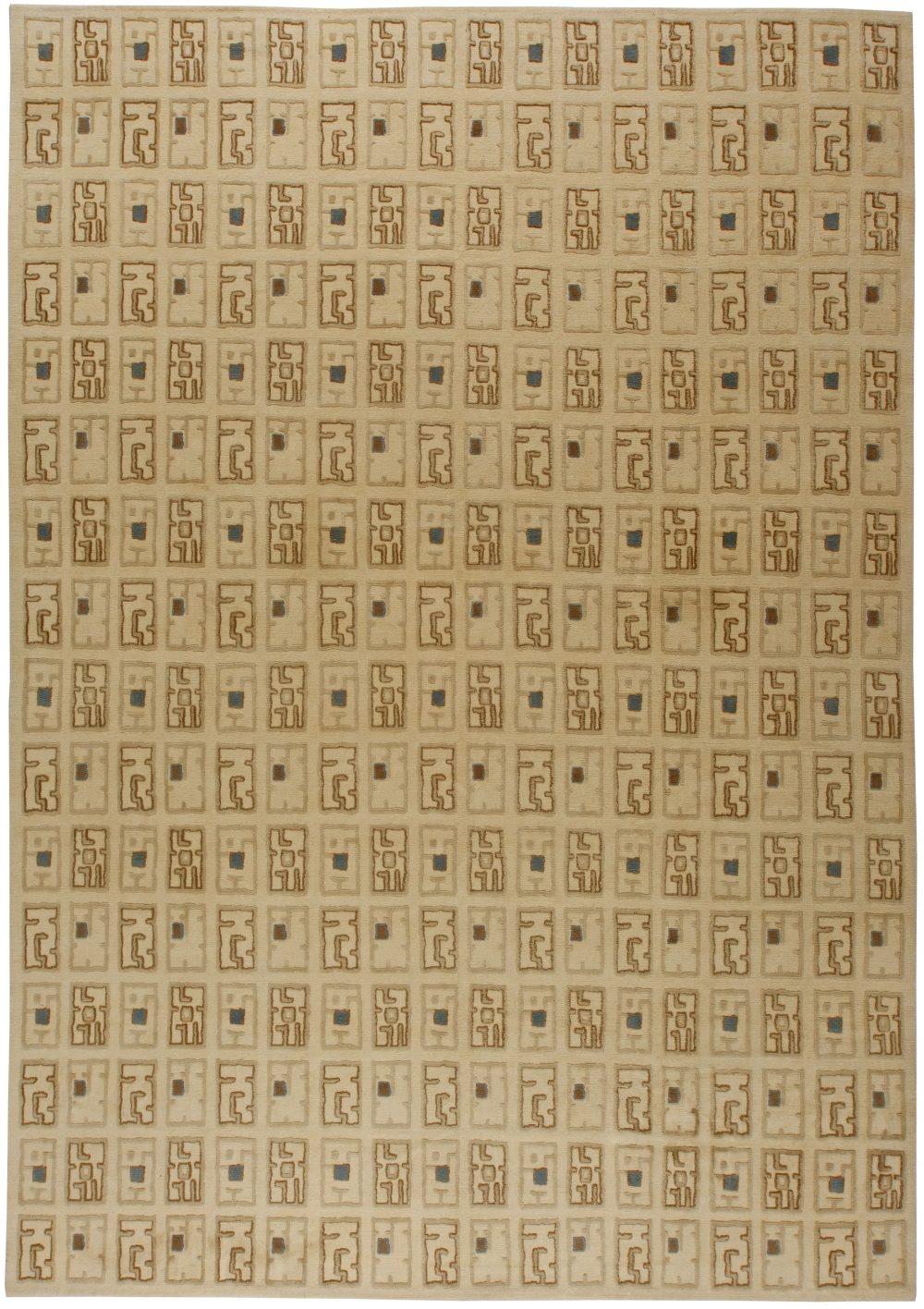 Paule Leleu Inspired Deco Rug N10813