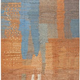 Doris Leslie Blau Collection Tribal Moroccan Style Shaggy Wool Handmade Rug N10761