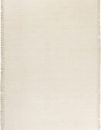 Contemporary Flatweave Solid Light Beige Wool Carpet “Alabaster” N12854 Contemporary Flatweave Solid Light Beige Wool Carpet “Alabaster” N12854