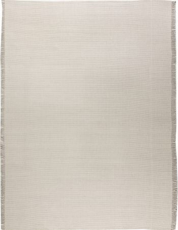 Contemporary Flatweave Solid Light Beige Wool Carpet “Alabaster” N12854 Contemporary Flatweave Solid Light Beige Wool Carpet “Alabaster” N12854