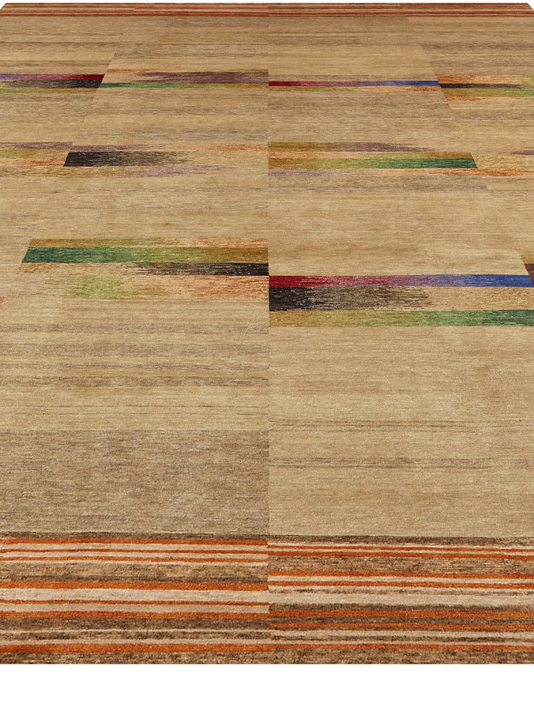 Sand Geometric Rug Doris Leslie Blau Collection Navajo-Sand Geometric Hand Knotted Wool ...
