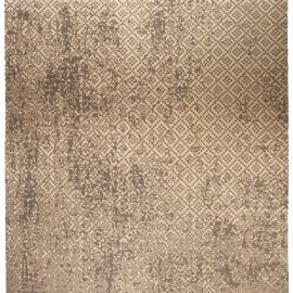 “Sienna Pixel” Modern Abstract Pixelated Mosaic Light Beige With Classic Taupe Handmade Wool Oversized Rug N10329