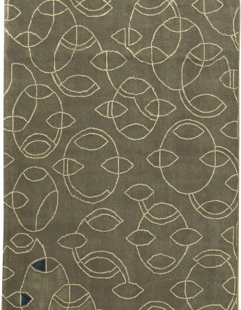 Antique Tabriz Persian Floral Allover Brown Hand-Knotted Wool Rug – Circa 1900 BB7303 Antique Tabriz Persian Floral Allover Brown Hand-Knotted Wool Rug – Circa 1900 BB7303