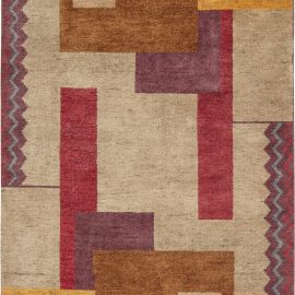 Doris Leslie Blau Collection Ivan Da Silva-Bruhns Art Deco Inspired Rug N11400