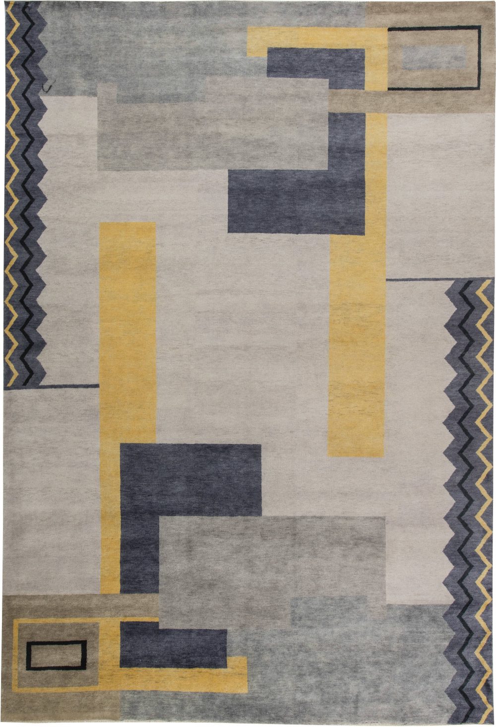 Ivan Da Silva-Bruhns Inspired Large Deco Rug N11431