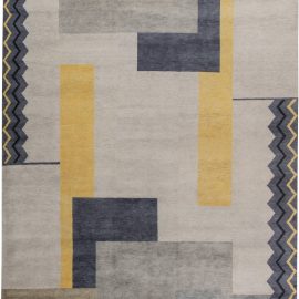 Ivan Da Silva-Bruhns Inspired Large Deco Rug N11431