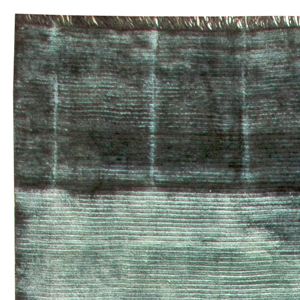 Teal Tie Dye Modern Rug N11301 Teal Tie Dye Modern Rug N11301