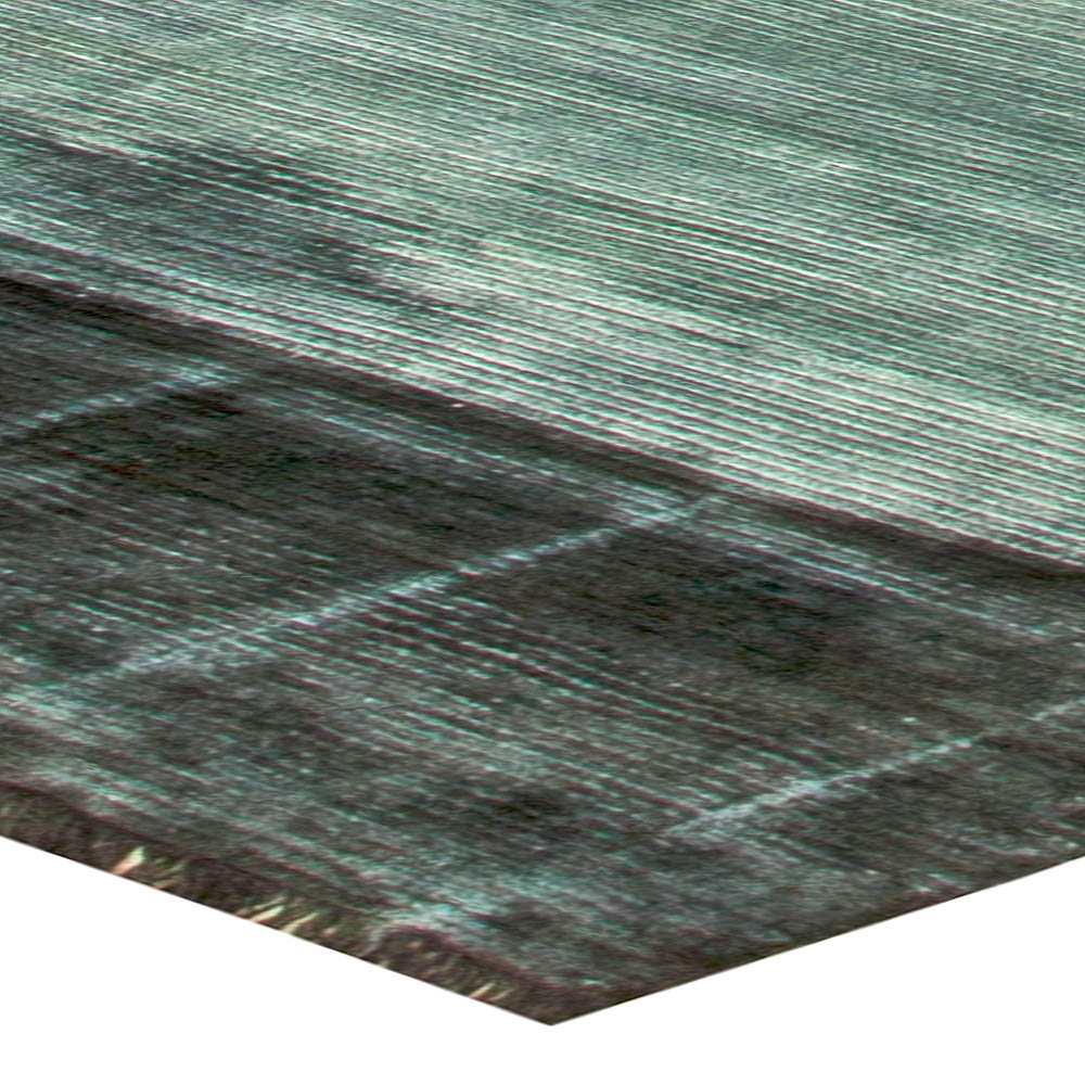 Teal Tie Dye Modern Rug N11301 Teal Tie Dye Modern Rug N11301