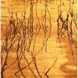 Doris Leslie Blau Collection Modern Abstract Water Dance Handmade Wool, Silk Rug N10838