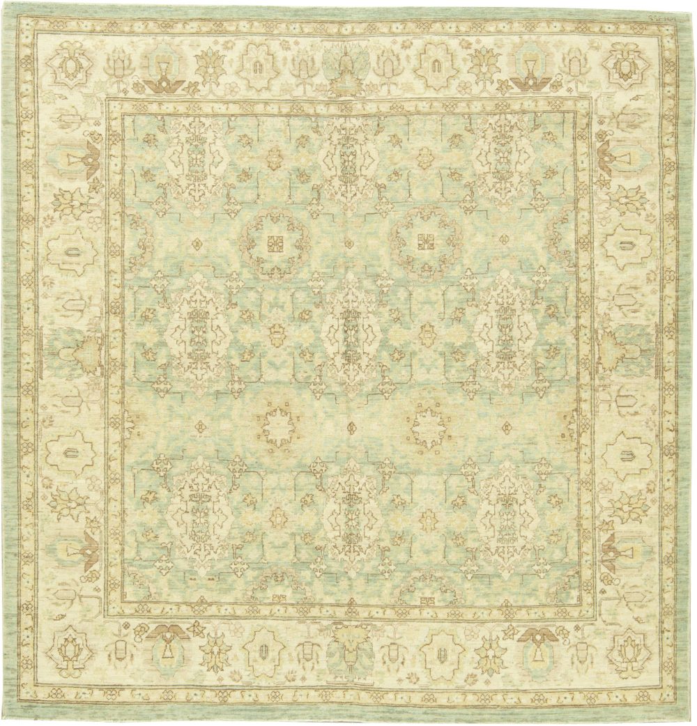 Doris Leslie Blau Collection Traditional Oriental Inspired Brown, Aquamarine Rug N11272