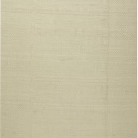 Modern Flatweave Geometric Soft Beige Hand-Knotted Viscose Rug “Favo” N11309