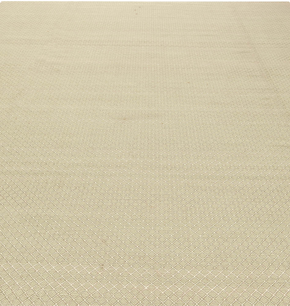 Doris Leslie Blau Collection Modern Geometric Beige Flat Weave Viscose Rug N11309