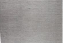 Doris Leslie Blau Collection Modern Solid Kilim Brown, Gray <mark class='searchwp-highlight'>Flat</mark>-Weave Rug N11691