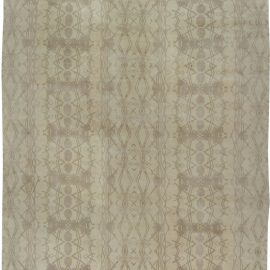 Drifting Dune Abstract Modern Handmade Light Beige With Classic Taupe Rug “Sandrift” N11630