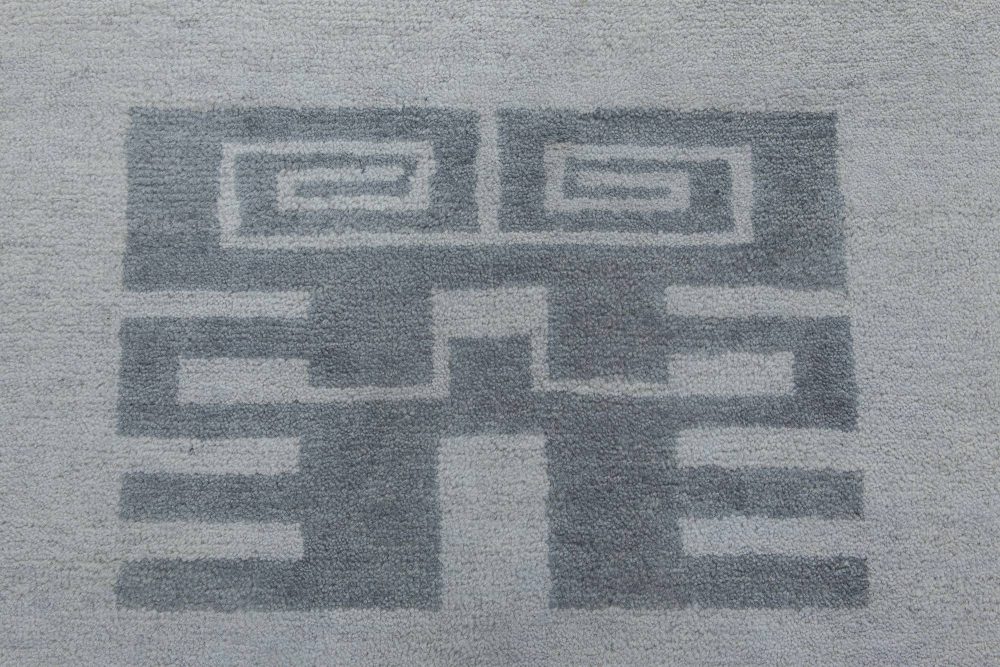 Doris Leslie Blau Collection Ivan Da Silva-Bruhns Style Art Deco Wool Rug N11599