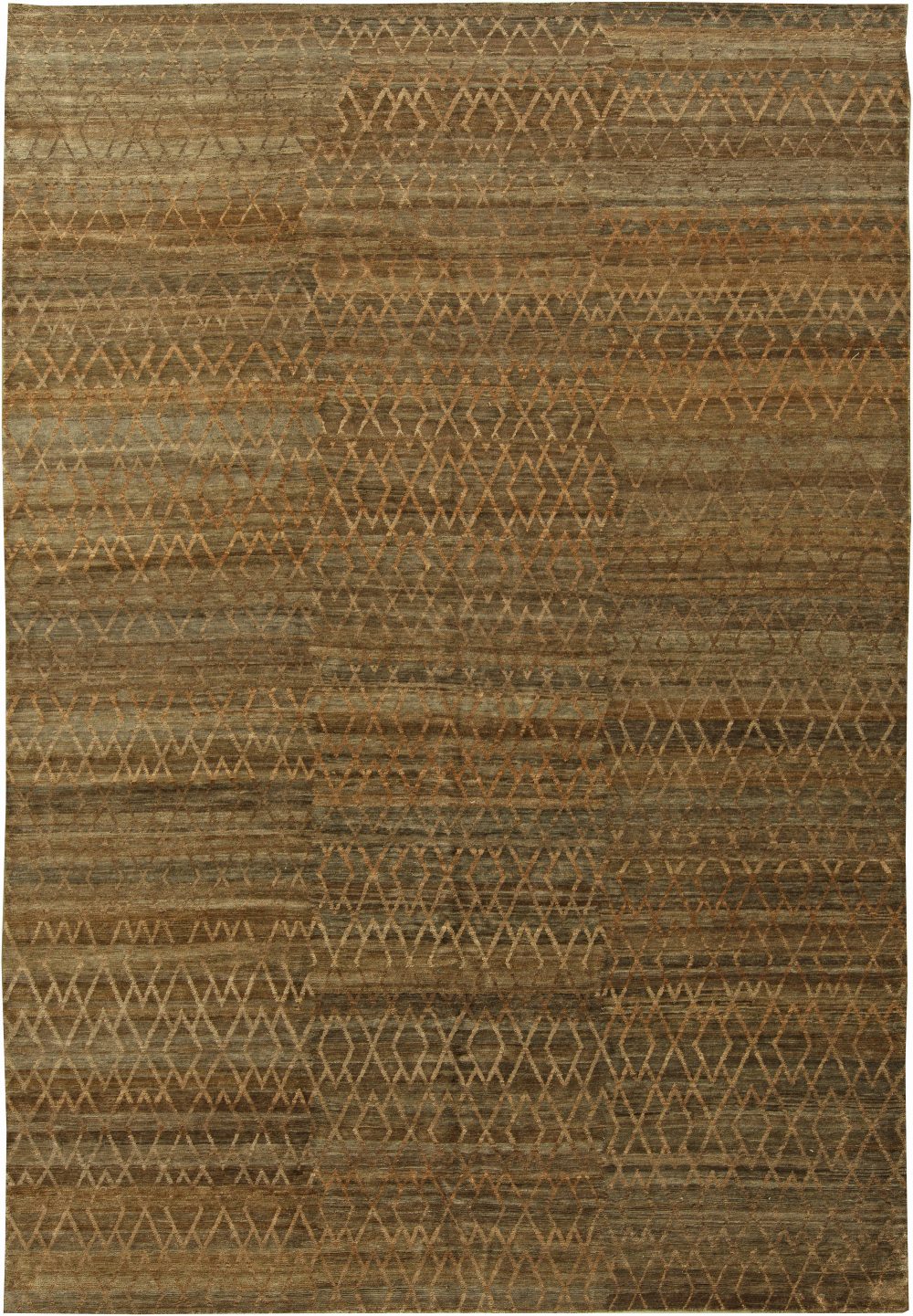 Contemporary Hemp Rug N11322