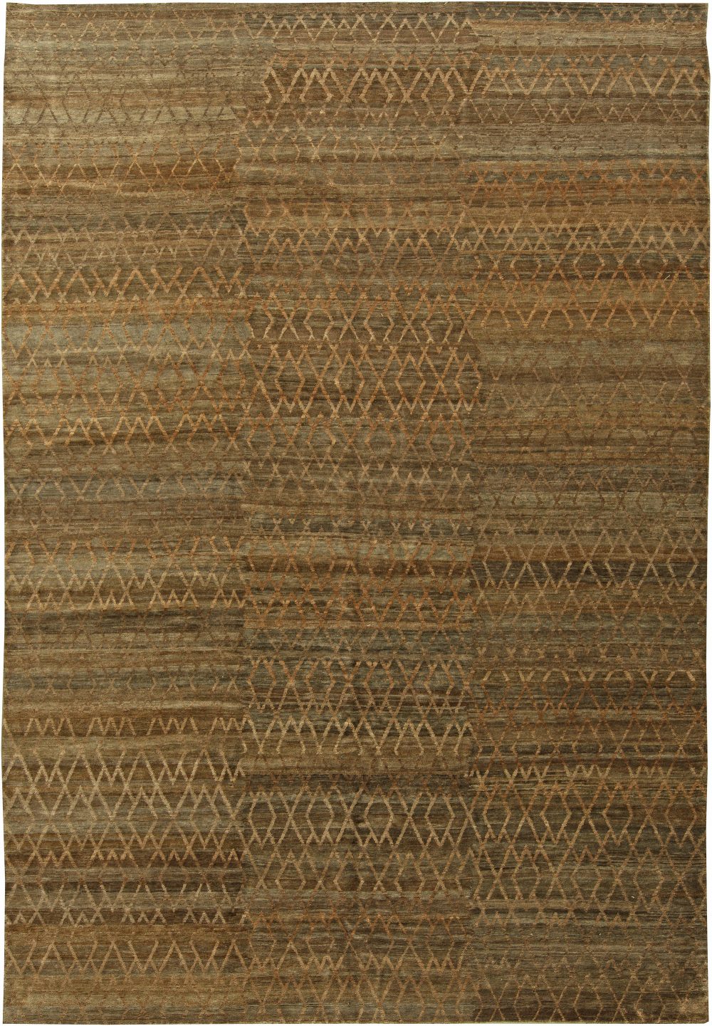 Contemporary Hemp Rug N11322