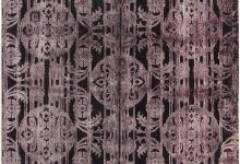 Doris Leslie Blau Collection Hand-<mark class='searchwp-highlight'>Tufted</mark> Purple Indian Wool Carpet N11596