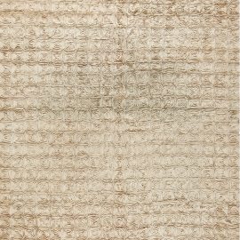 Doris Leslie Blau Collection Modern Floral Rose Gold Handcrafted Carpet N10999