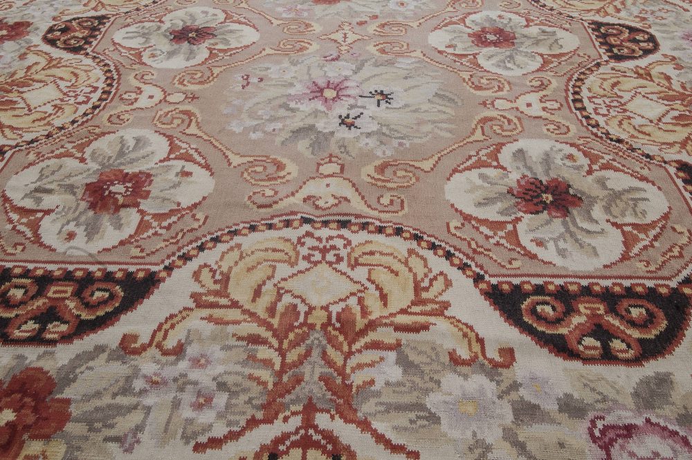 Doris Leslie Blau Collection European Inspired Bassarabian Floral Rug N11487