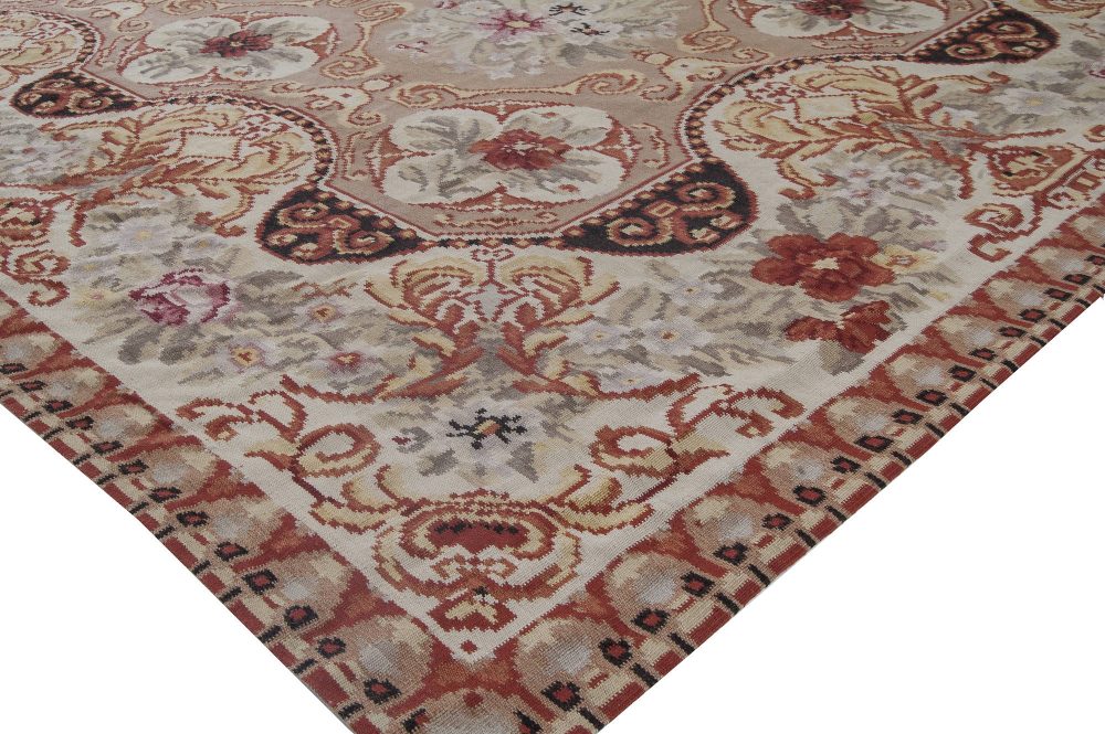 Doris Leslie Blau Collection European Inspired Bassarabian Floral Rug N11487