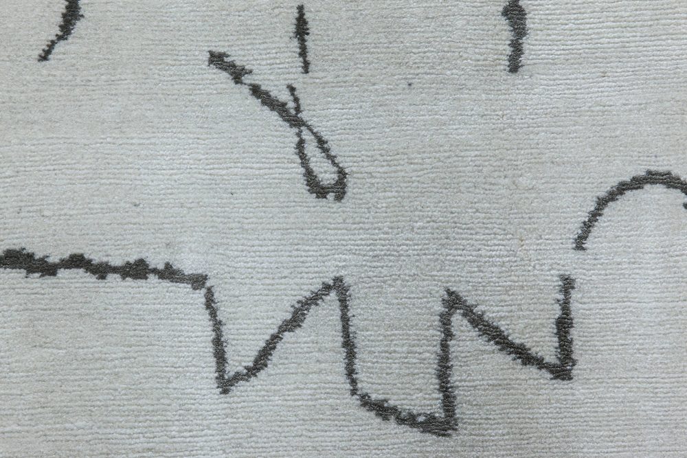 Modernist Jean Cocteau Style Rug N11500