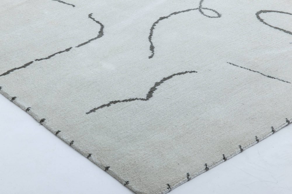 Modernist Jean Cocteau Style Rug N11500