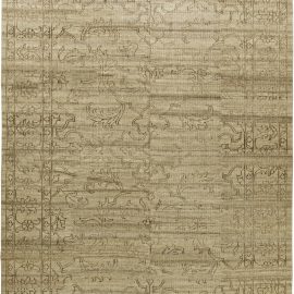 Doris Leslie Blau Collection Traditional Oriental Inspired Beige Wool Rug N11267