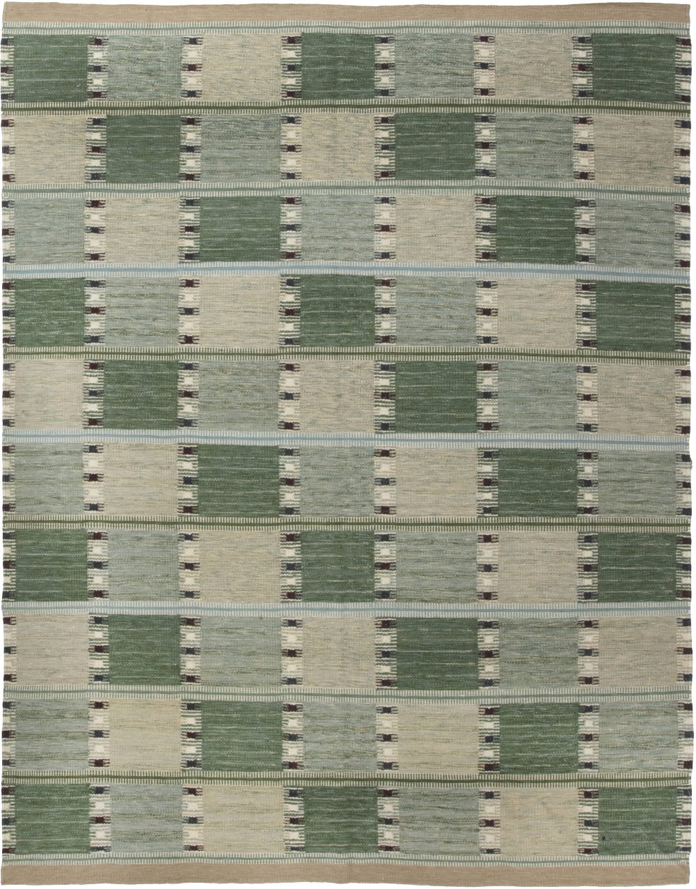 Swedish Flat weave Rug N11719