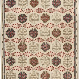Swedish Designed Flat Weave Rug N11410