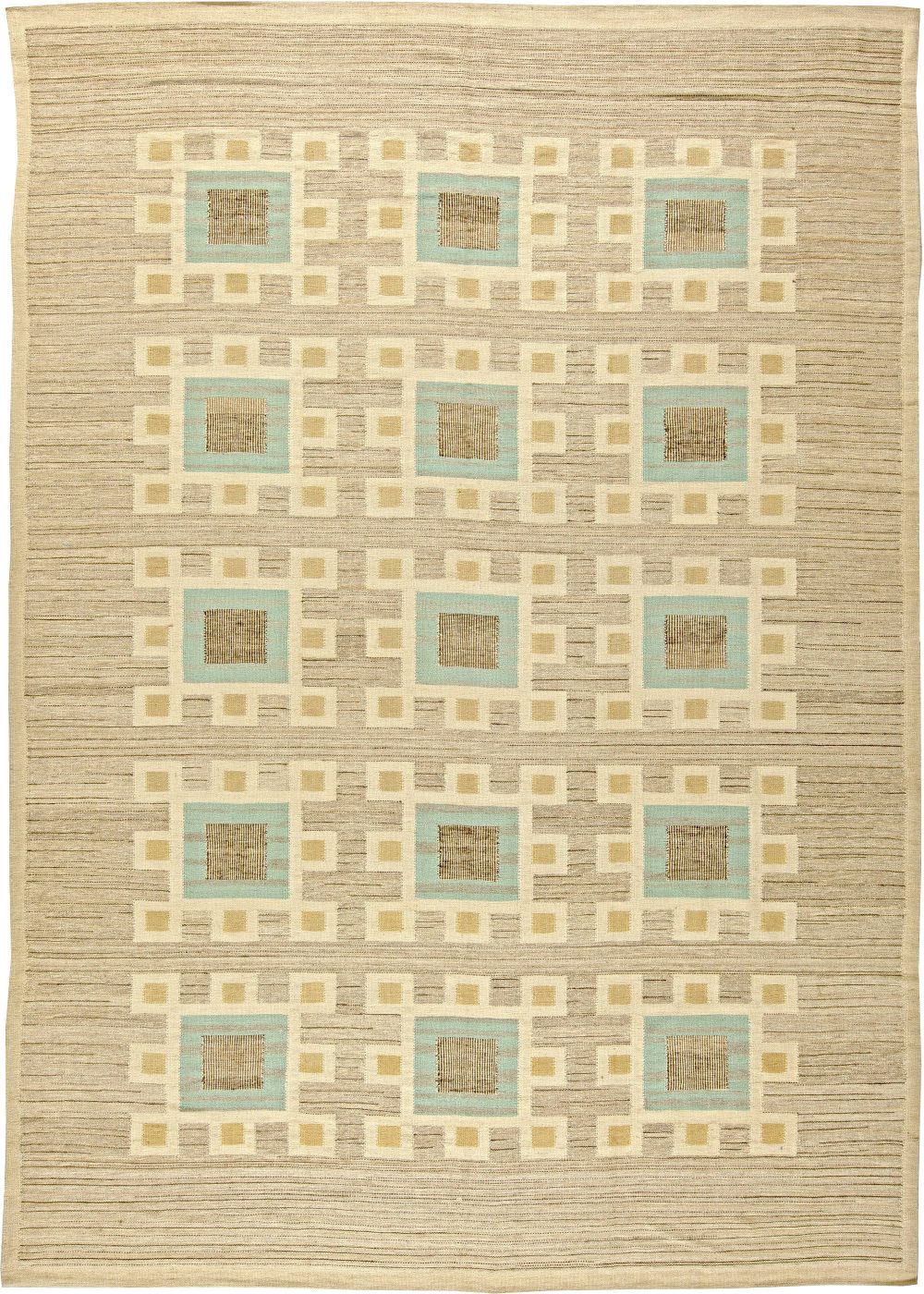 Swedish Flat Weave Rug N11329