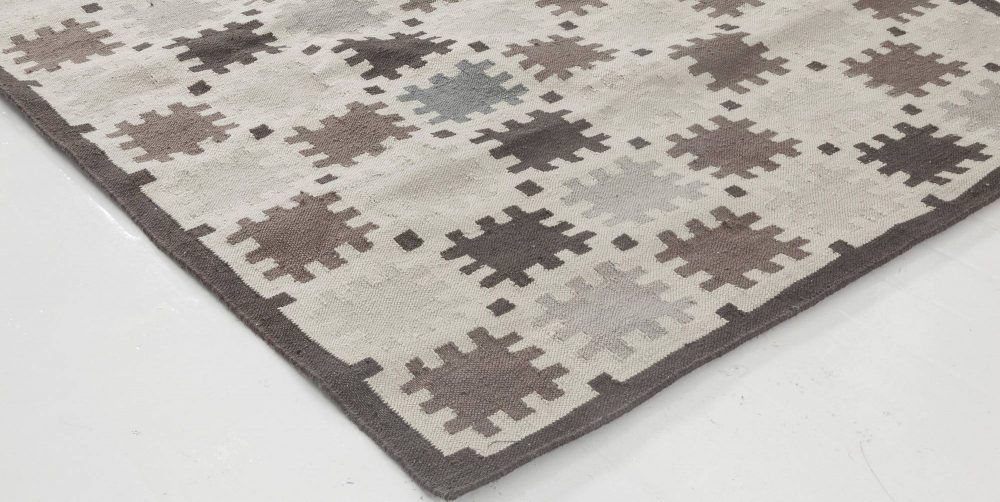 Doris Leslie Blau Collection Indoor Outdoor Scandinavian Design Flat-Weave Rug N11651