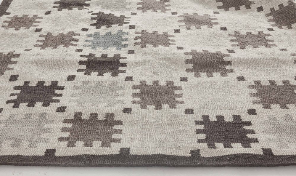 Doris Leslie Blau Collection Indoor Outdoor Scandinavian Design Flat-Weave Rug N11651