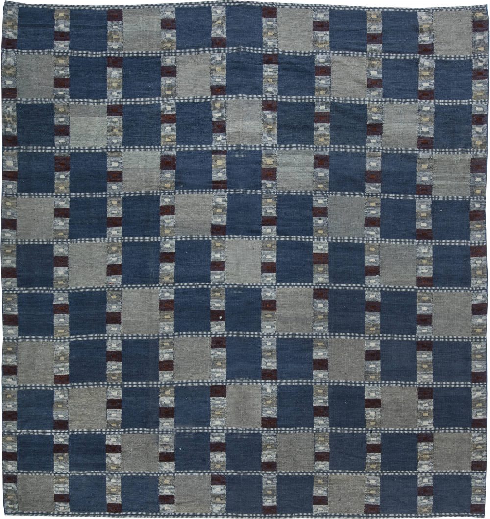 Swedish Design Flat Weave Rug N11545