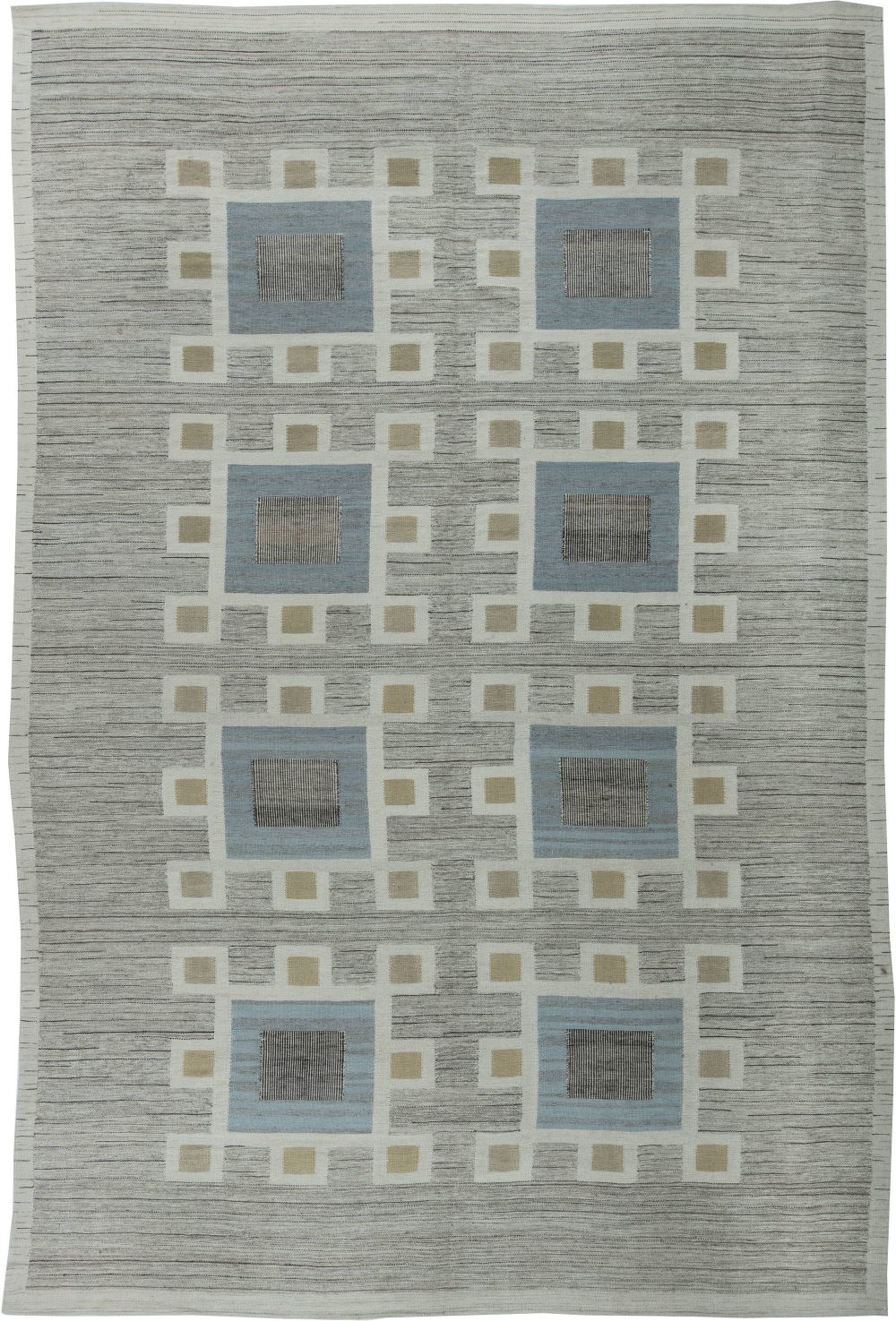 Swedish Design Flat Weave Rug N11535