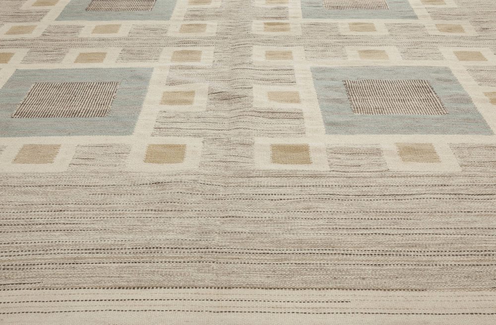 Swedish Design Flat Weave Rug N11535