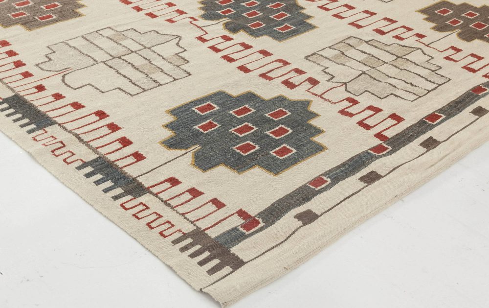 Swedish Flat Weave Rug N11643