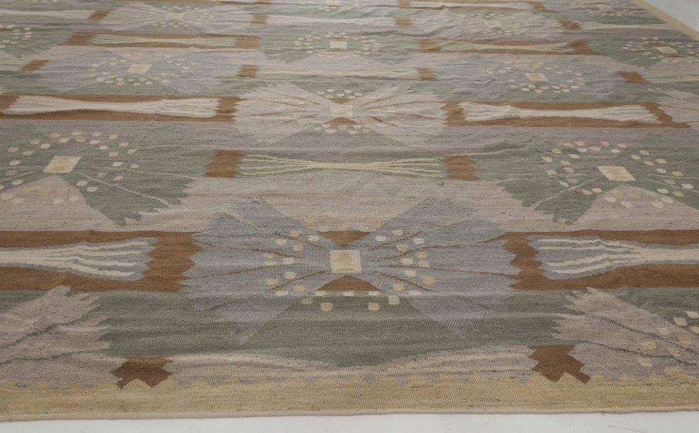 Swedish Design Flat-Weave Rug N11637