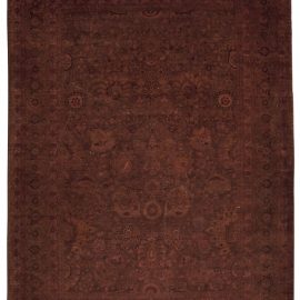 Modern Tabriz-Inspired Wool Rug N10162