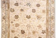 Doris Leslie Blau Collection One-of-a-kind Lotus Design Hand Knotted Silk Rug N10970