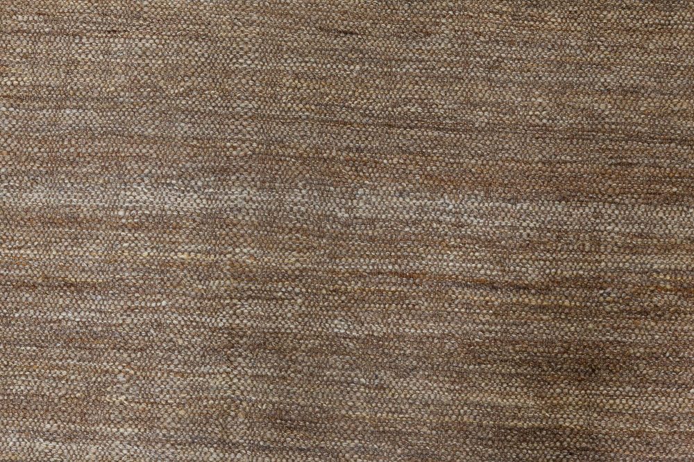 Doris Leslie Blau Collection Brown Flat-Weave Kilim Rug N11865