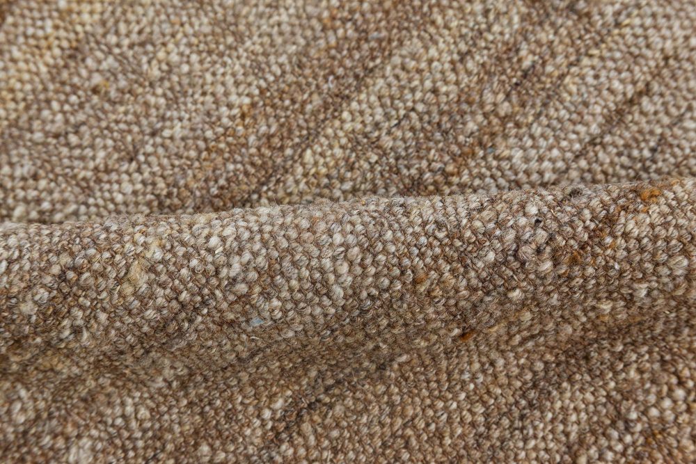 Doris Leslie Blau Collection Brown Flat-Weave Kilim Rug N11865