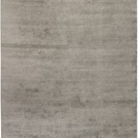 Ethereal Smoke Dark Gray Hand-Knotted Wool Contemporary Carpet “Sfumato” N11753